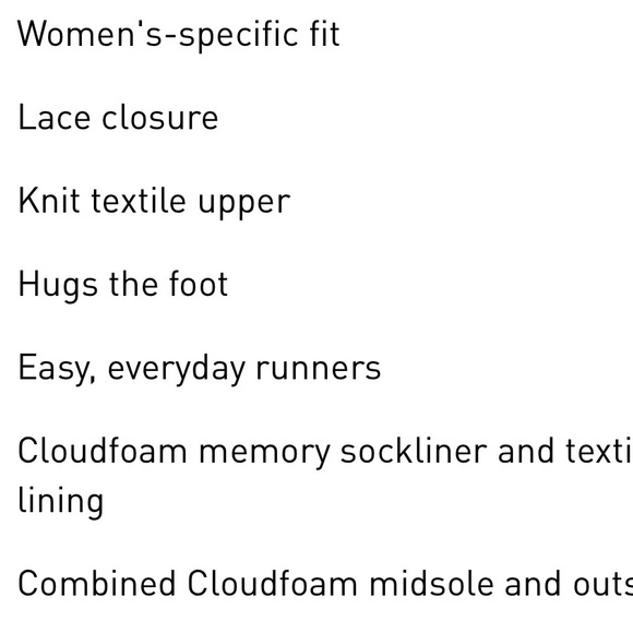 NEW Women's Adidas Cloudfoam Pure-Size 8 Running Athletic Shoes New in box - Picture 10 of 12